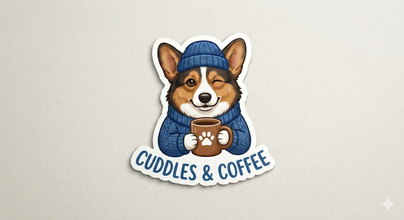 "The Cuddles & Coffee Collection" Sticker Bundle